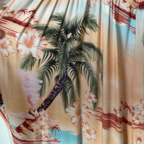 NWT Agua Bendita Dunna Luau Maxi Dress - Picture 12 of 12